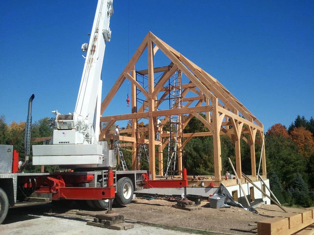 Erin Cranes working on new home construction